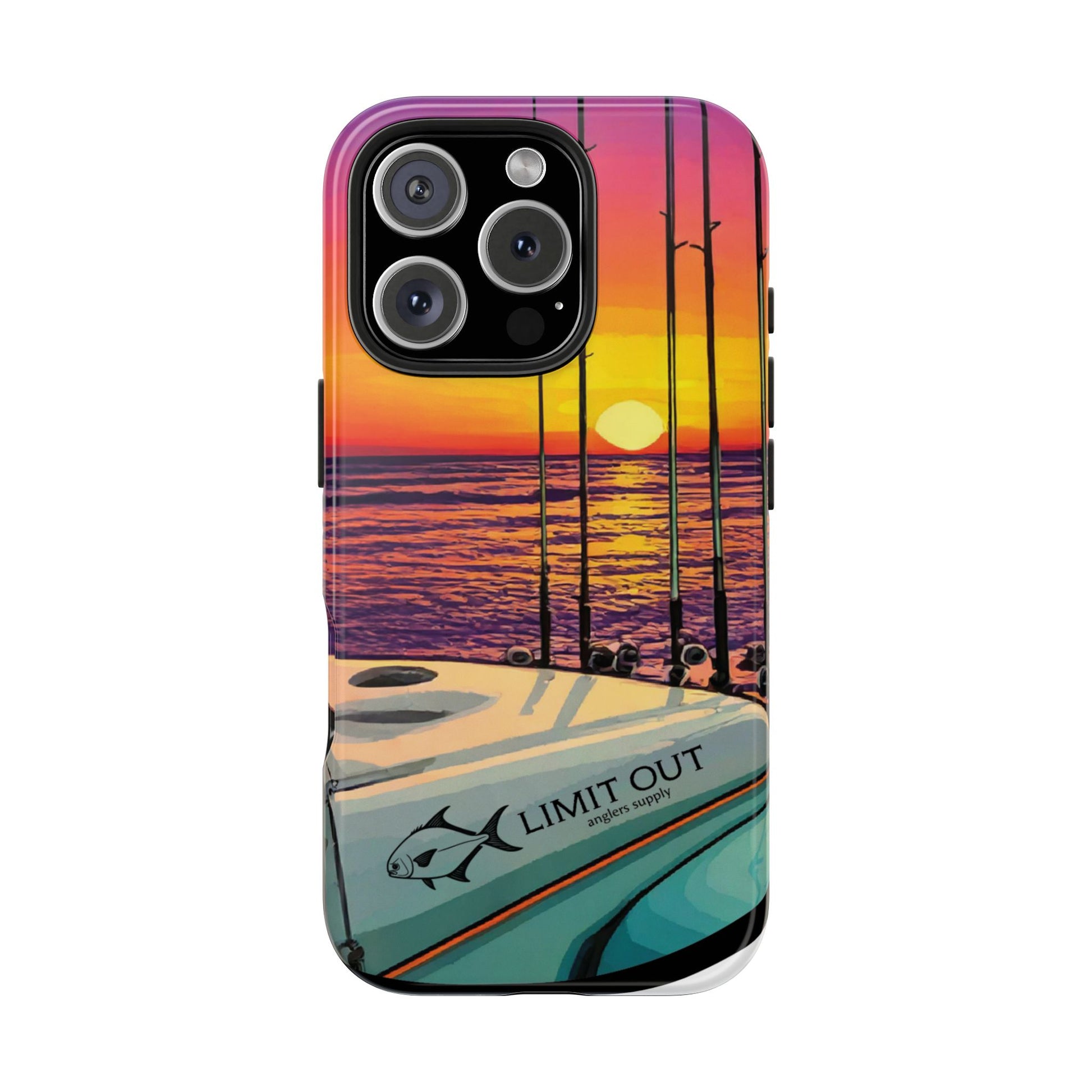 Sunset Fishing Tough Phone Case - Limit Out Design for Outdoor Enthusi Limit Out Anglers Supply Sunset Fishing Tough Phone Case - Limit Out Design for Outdoor Enthusi Limit Out Anglers Supply