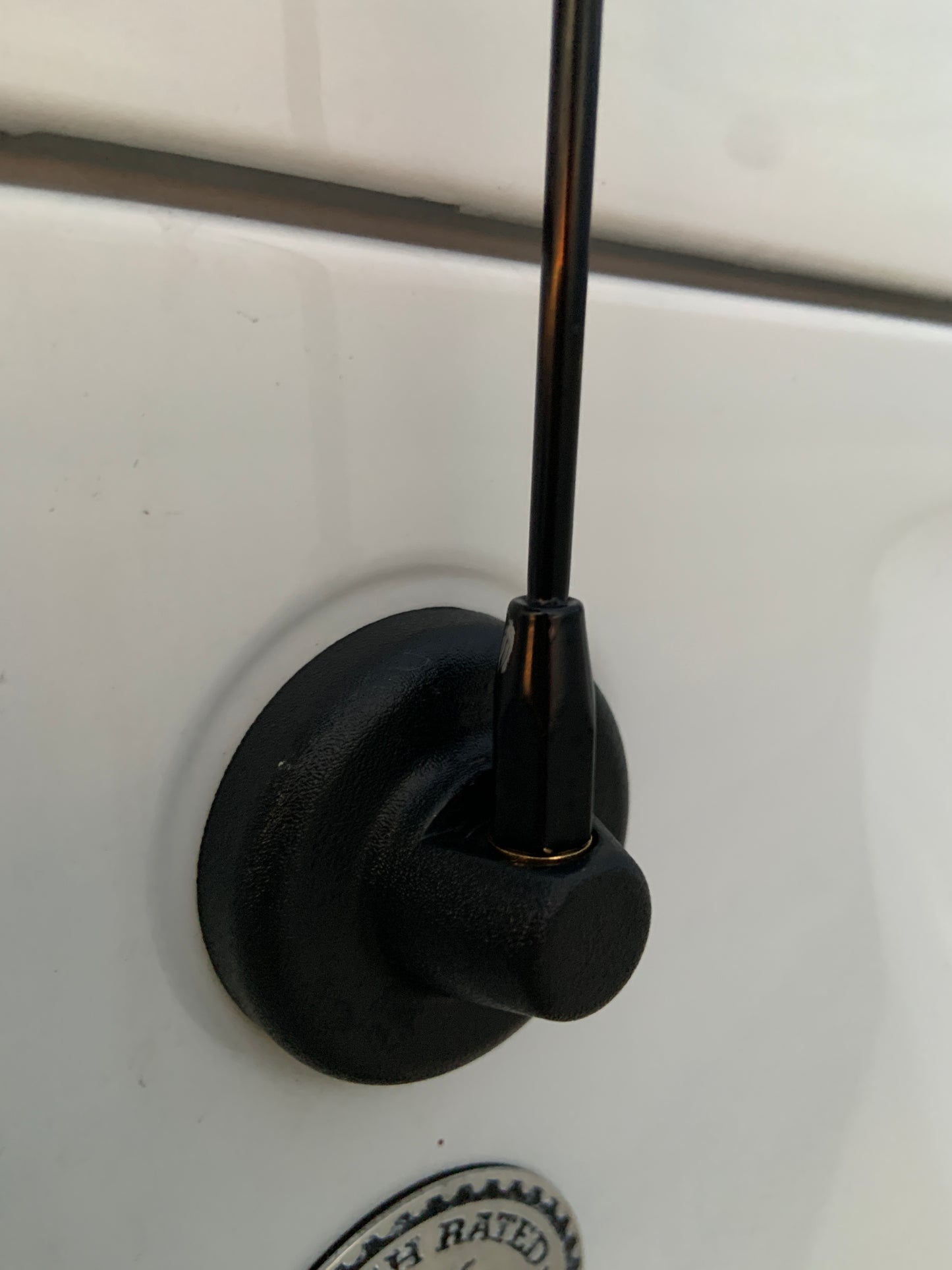 Fishing Pole Antenna, Jeep base